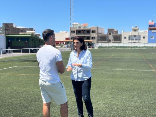 El Ayuntamiento de Guía de Isora invierte 300.000 euros en la mejora del campo de fútbol de Alcalá