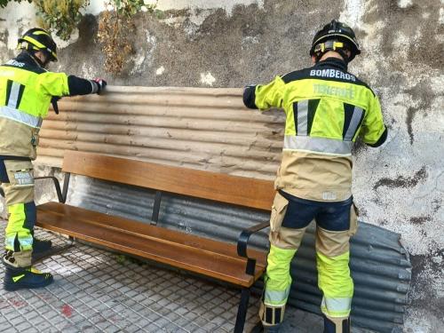 Bomberos de Tenerife intervienen en varias incidencias a causa del viento