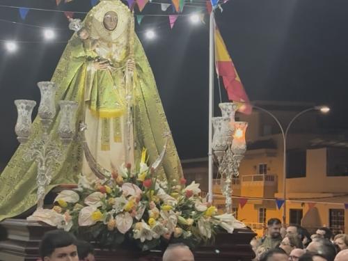 Alcalá rinde homenaje a la Patrona de Canarias en la clausura de las fiestas de Candelaria