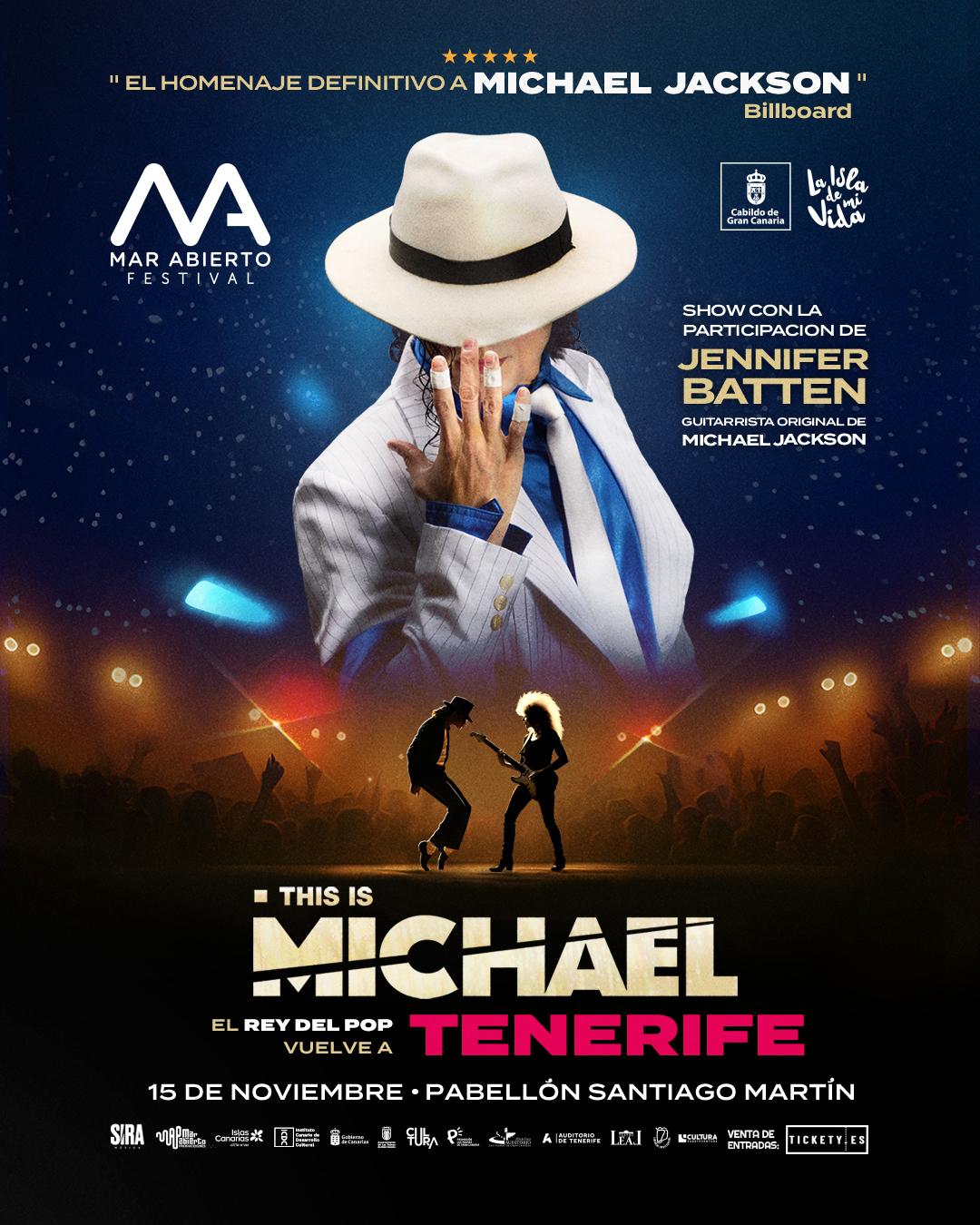 ‘This is Michael’ trae el legado de Michael Jackson a Tenerife este sábado