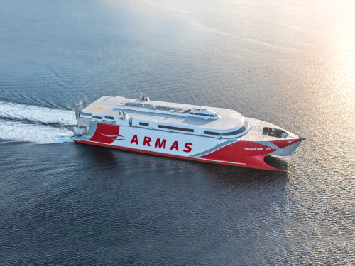 Armas Trasmediterránea reincorpora sus fast ferries para reforzar la línea entre Gran Canaria y Tenerife