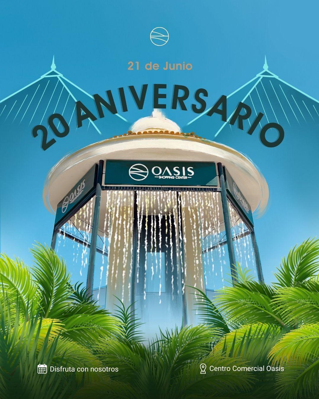 El Centro Comercial Oasis cumple 20 años tras la creación de 60 puestos de trabajo