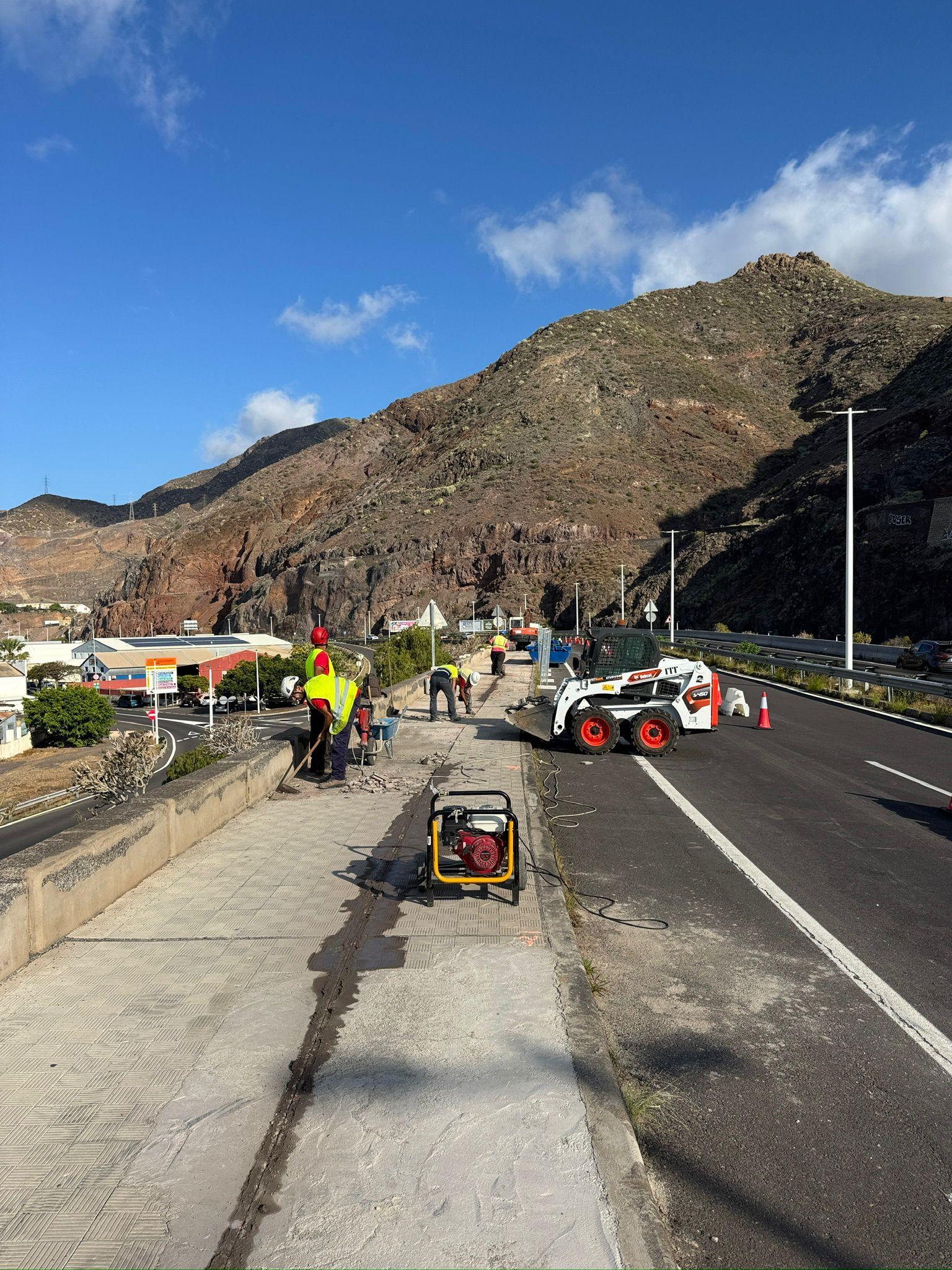 Avanzan las obras del plan de Vertido Cero entre San Andrés y María Jiménez