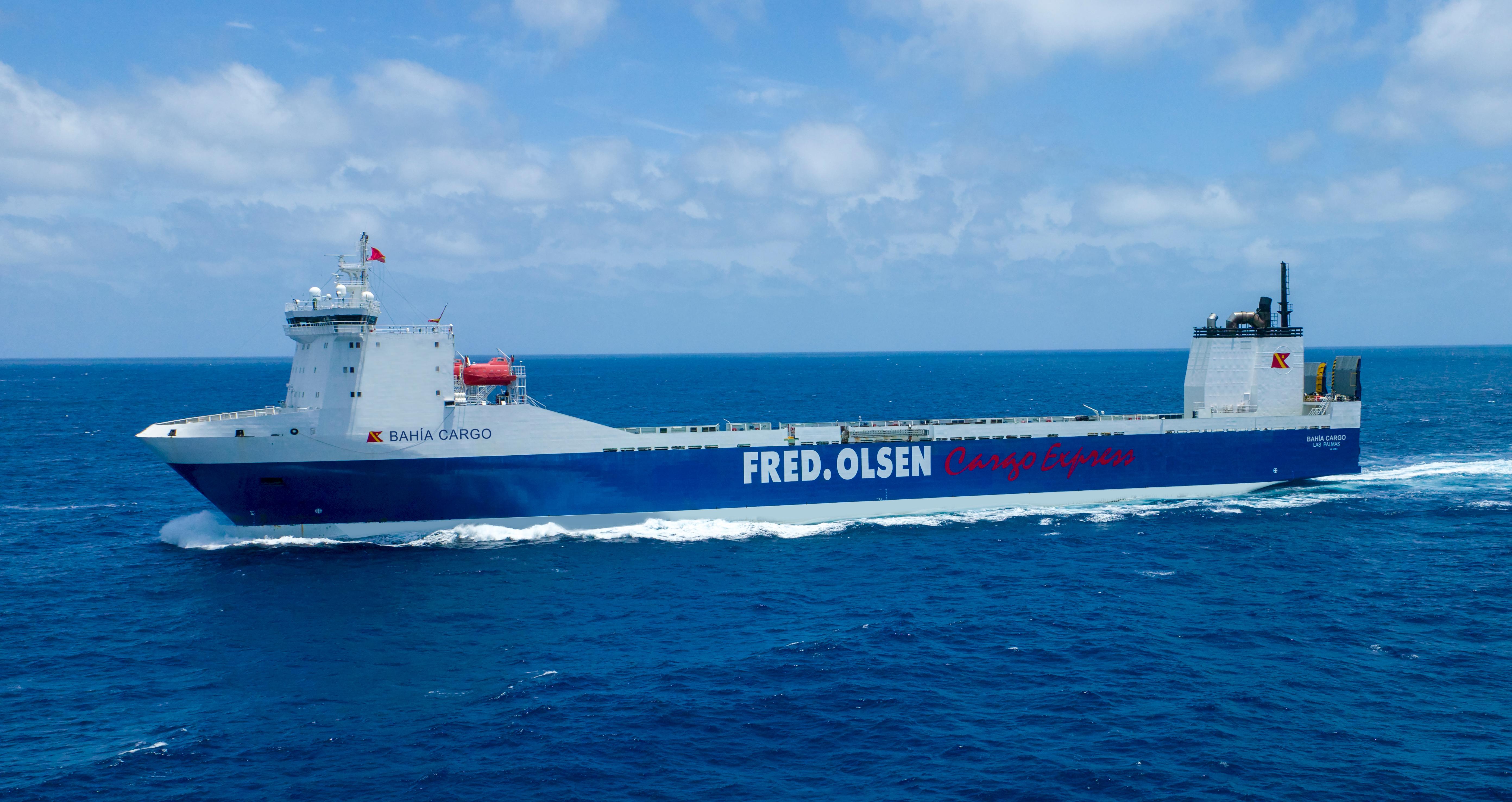 El servicio de carga de Fred. Olsen supera las 915.000 toneladas transportadas en dos años