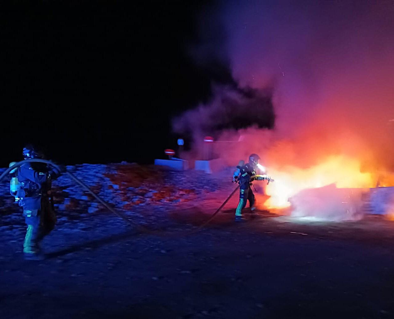 Bomberos de Tenerife intervienen en siete accidentes de tráfico durante el fin de semana