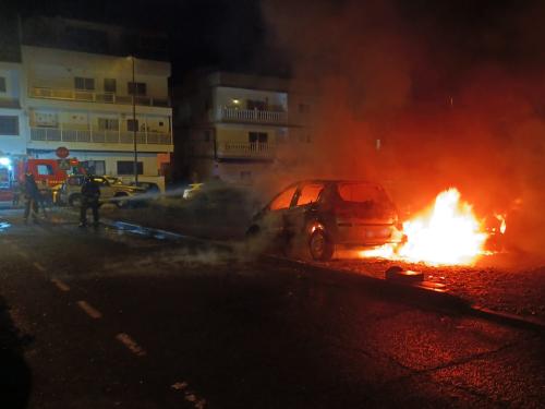Bomberos de Tenerife intervienen en cinco accidentes de tráfico durante el fin de semana