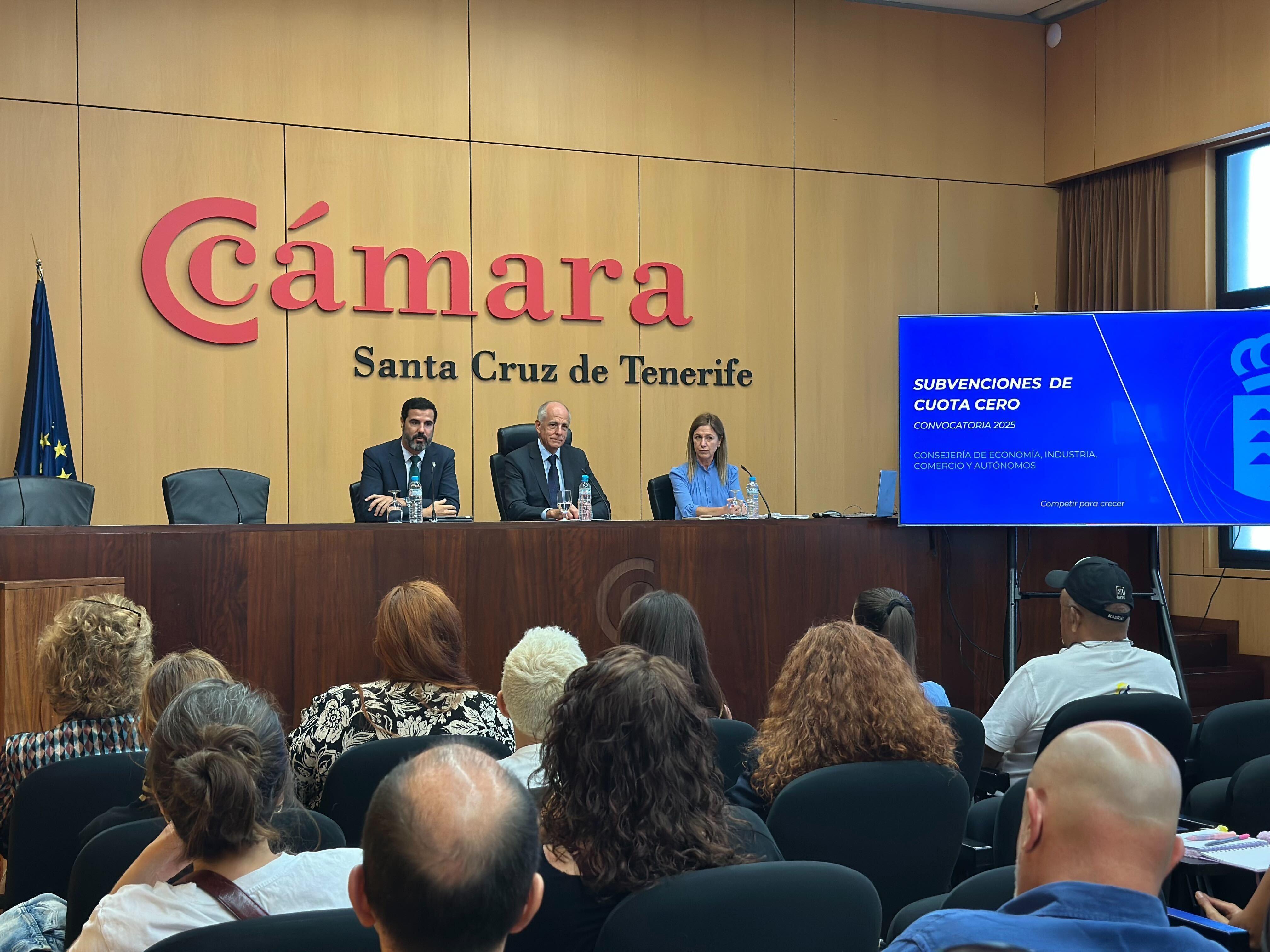 La Cámara de Comercio reúne a 90 personas en una jornada sobre la subvención cuota cero