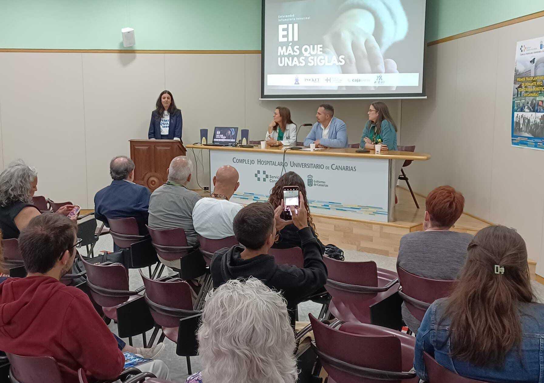El HUC acoge las jornadas “EII: más que unas siglas” para visibilizar la Enfermedad Inflamatoria Intestinal
