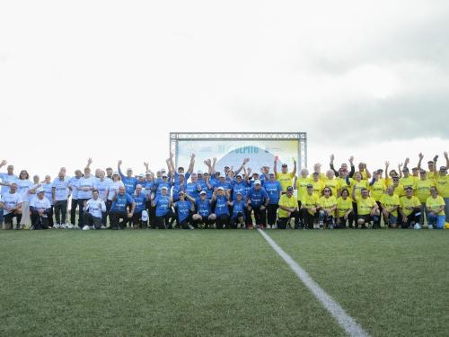 Canarias celebra el primer derbi  de fútbol caminando de los Centros  de Día de Mayores de AlGolpito