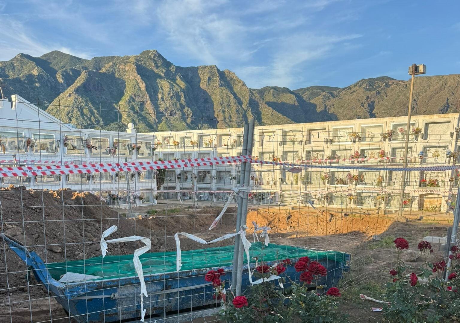 El Ayuntamiento de Buenavista inicia la construcción de 96 nichos en el cementerio municipal