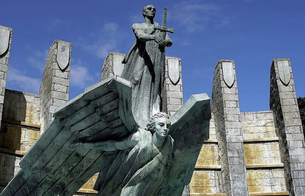Estatua de piedra.