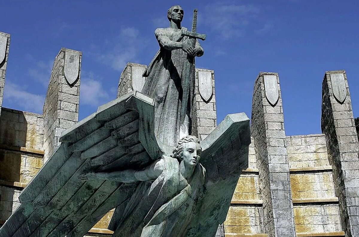 Estatua de piedra.