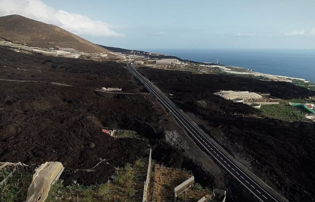 Vista desde lo alto de una montaña.