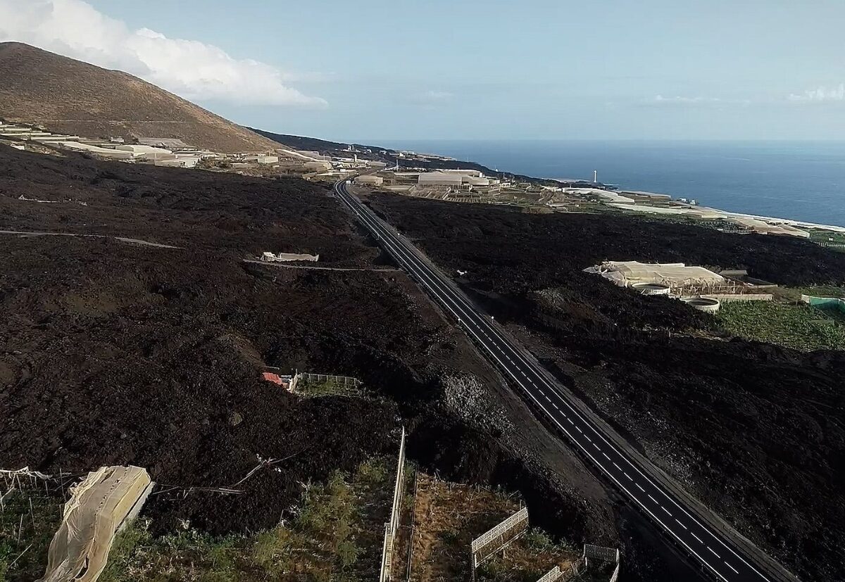 Vista desde lo alto de una montaña.