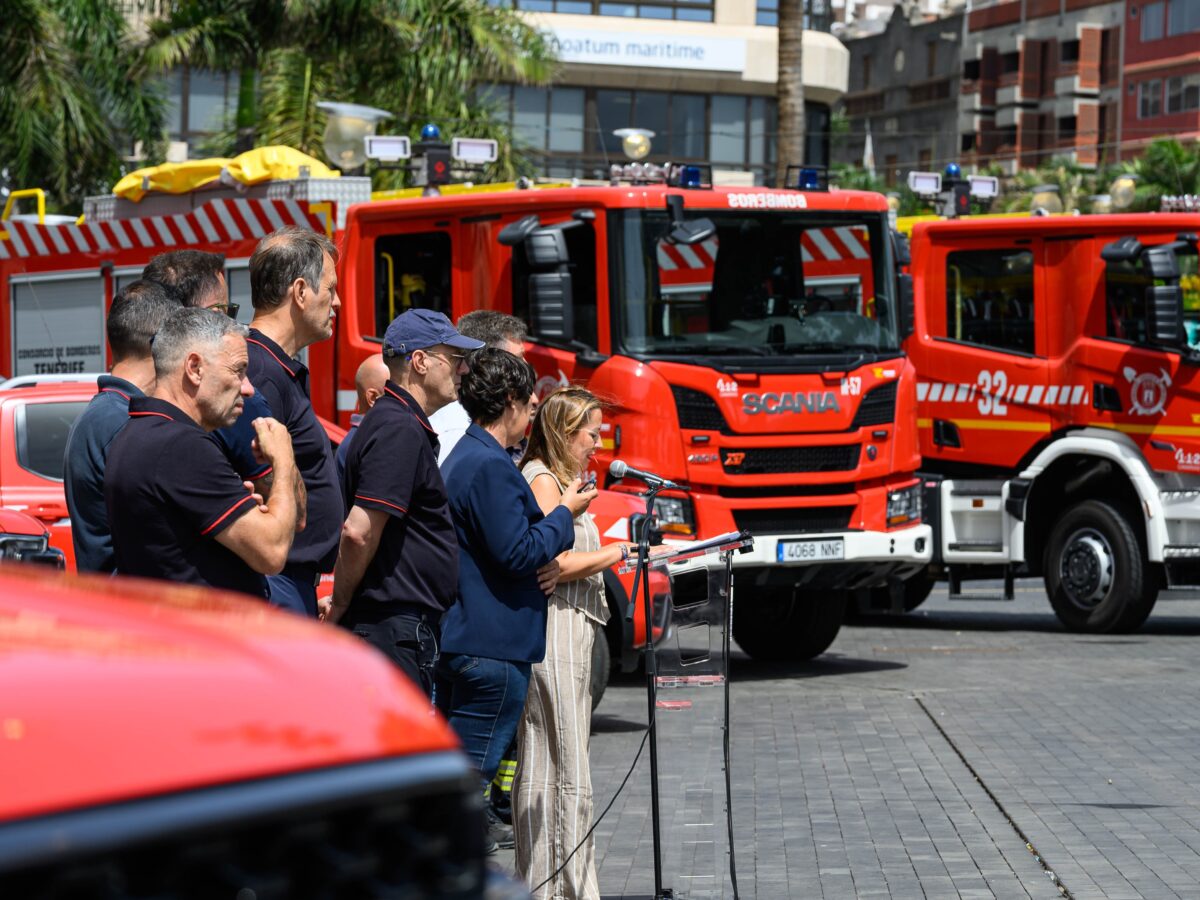 Bomberos de Tenerife adquiere ocho nuevos vehículos