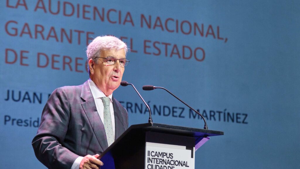 El presidente de la Audiencia Nacional, Juan Manuel Fernández