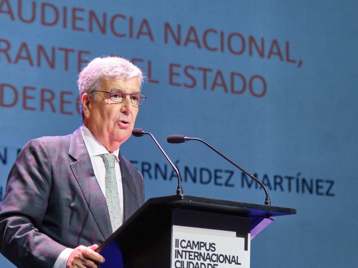El presidente de la Audiencia Nacional, Juan Manuel Fernández