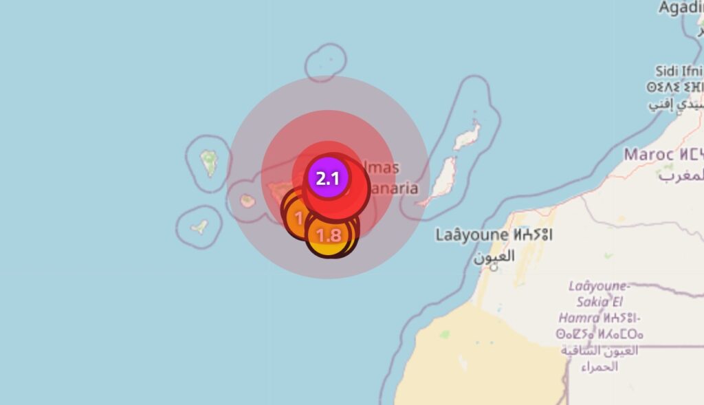 Quince terremotos en 17 horas: ¿qué está pasando bajo el norte de Tenerife?
