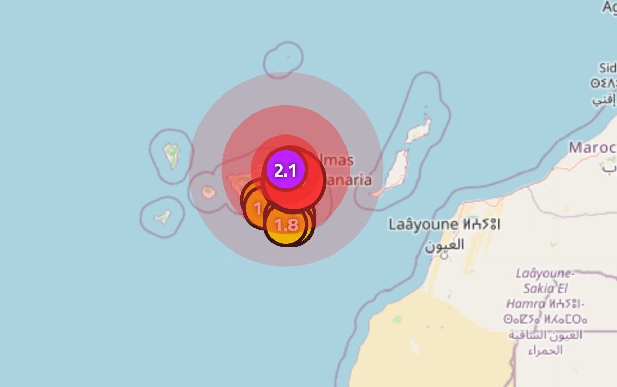 Quince terremotos en 17 horas: ¿qué está pasando bajo el norte de Tenerife?