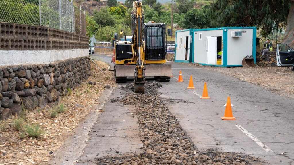 751 viviendas de El Paso estrenarán saneamiento: la obra que cambia El Barrial