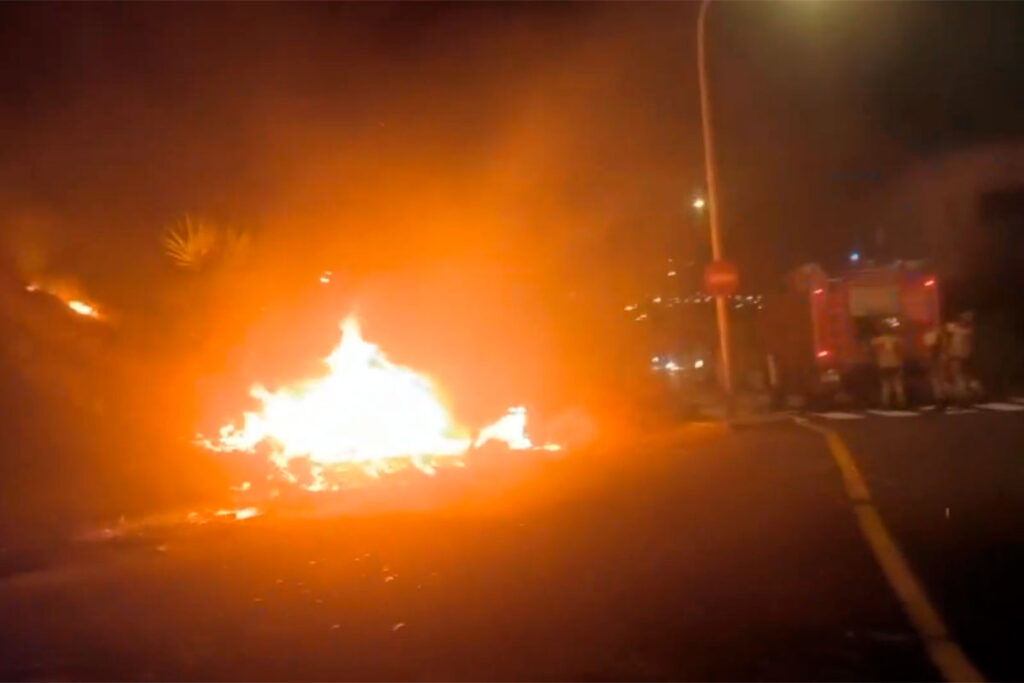 La Laguna sufre su segundo incendio en dos meses: ¿está la zona de Guajara en riesgo?