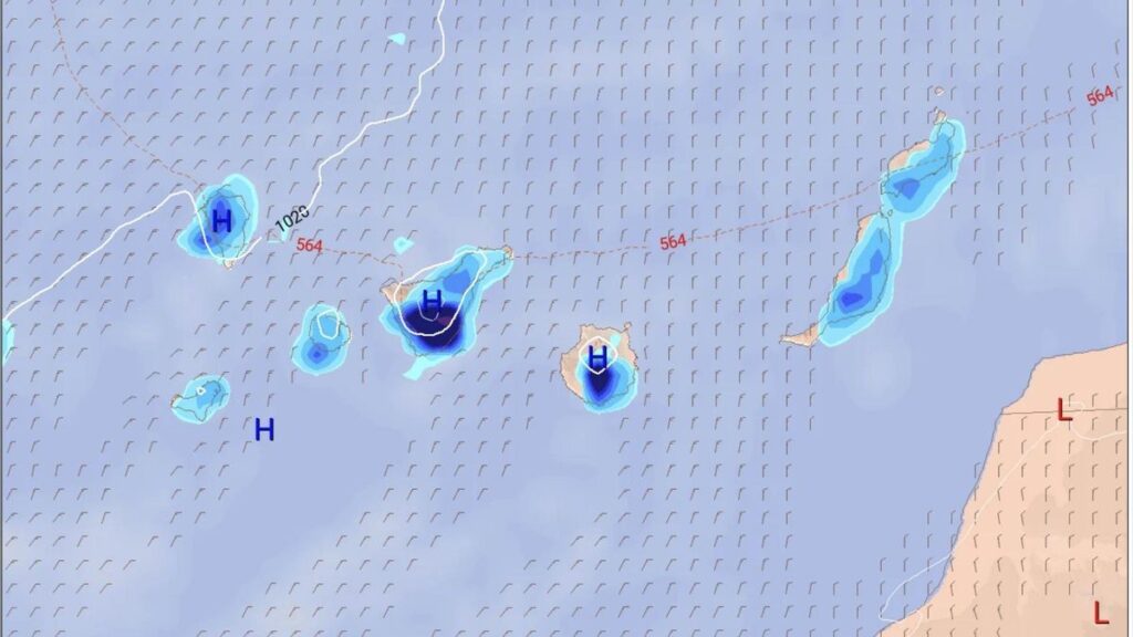 Canarias en alerta: lluvias fuertes y tormentas hasta el viernes, ¿dónde caerán con más intensidad?