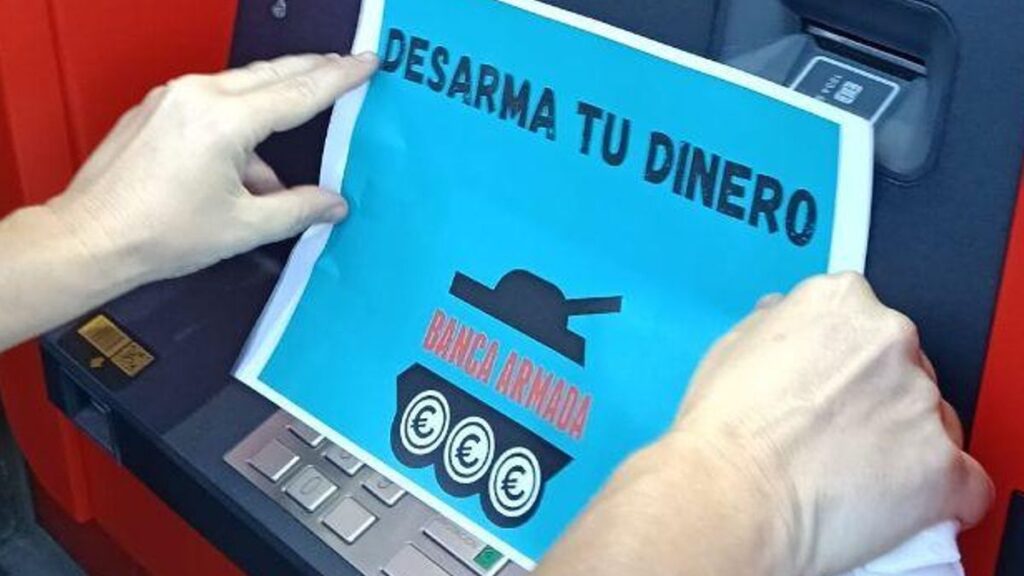Santander financió con 2.868 millones a empresas armamentísticas vinculadas a Gaza, denuncia una plataforma en Gran Canaria