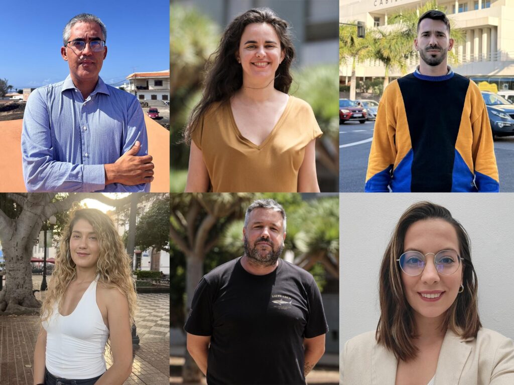 Seis primeros puestos de la candidatura de Drago Canarias por Las Palmas.