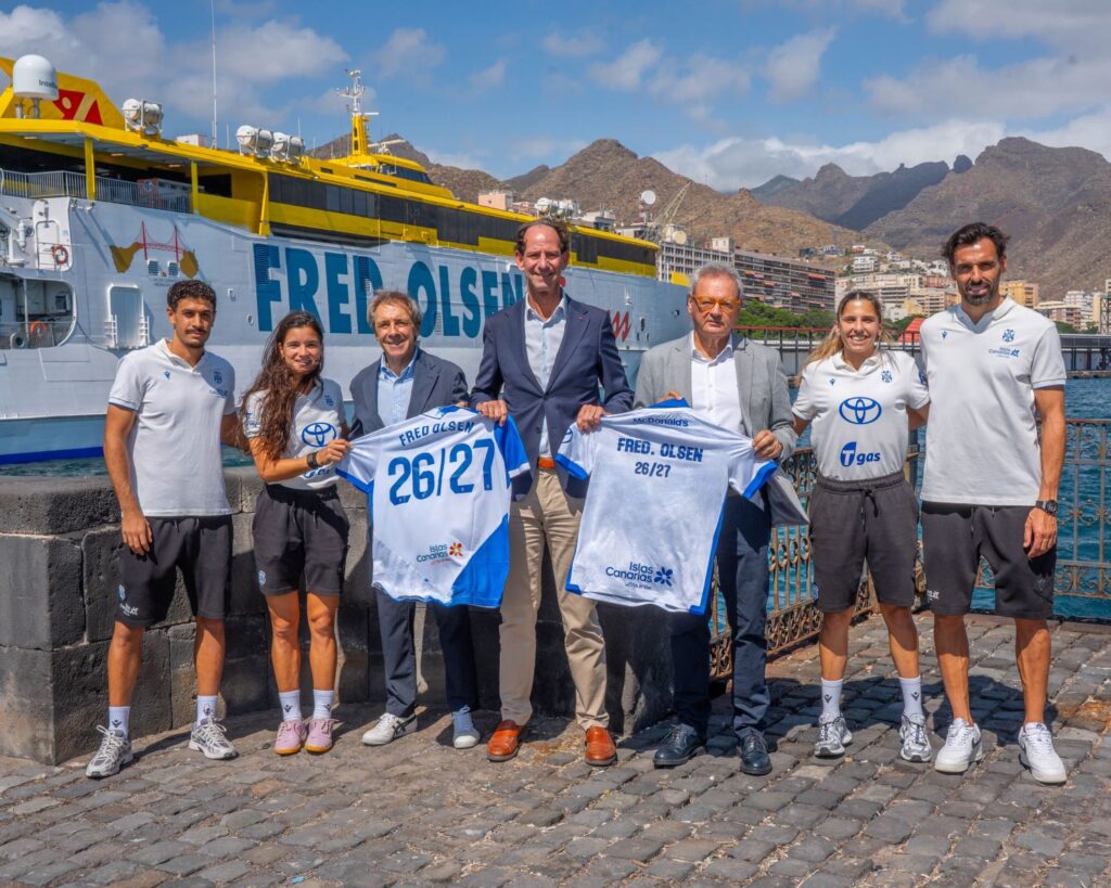 Fred. Olsen Express une a CD Tenerife masculino y femenino bajo un mismo patrocinio: qué cambia para los equipos