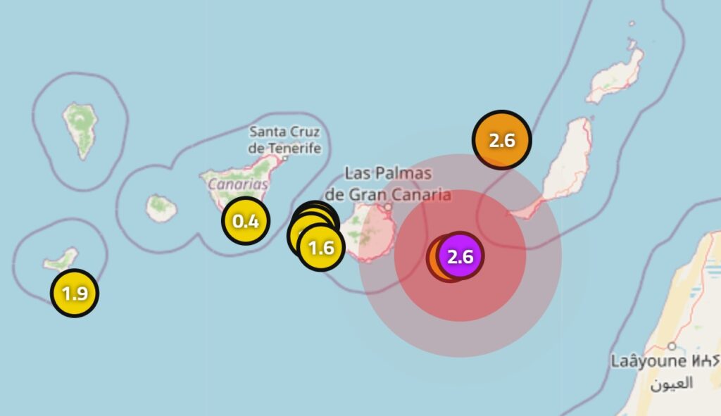 Dos terremotos de 2,6 sacuden Canarias en dos horas: dónde y por qué no son una alerta
