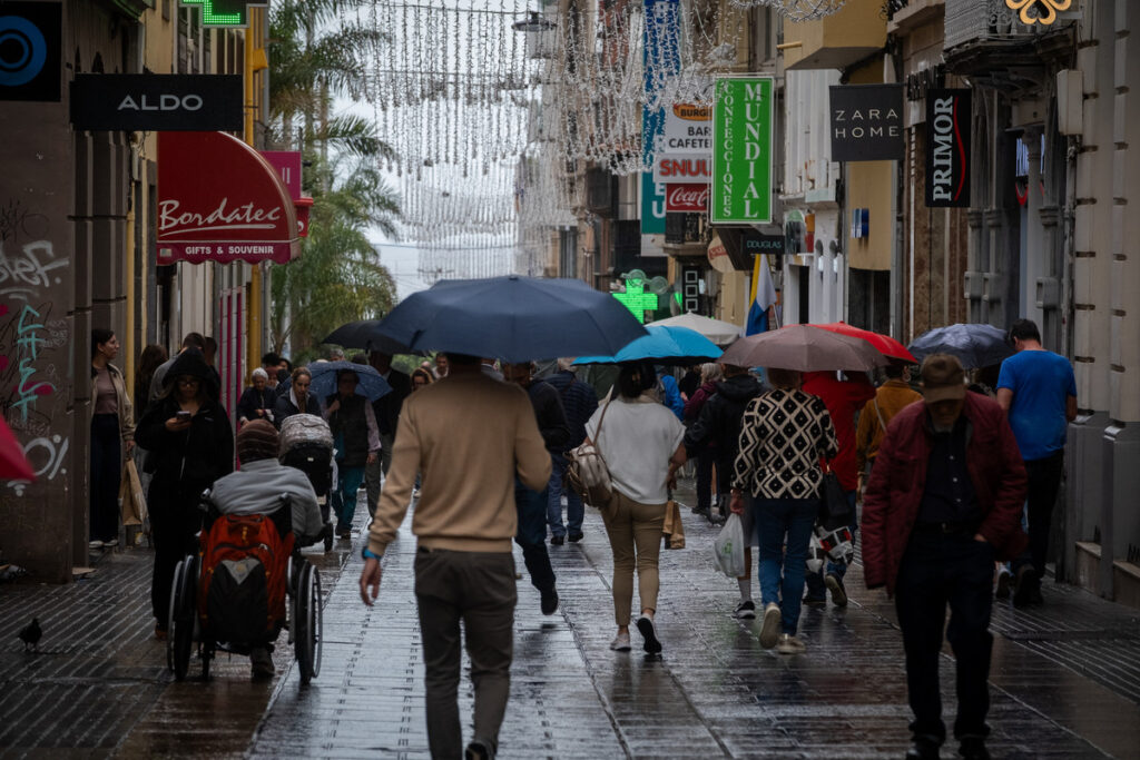 Lluvias en Canarias este lunes: dónde caerán con más fuerza y qué islas se libran