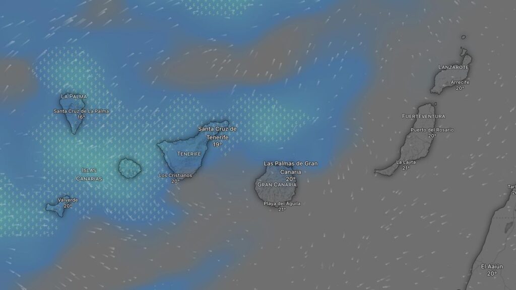 Canarias afronta el puente de Todos los Santos con lluvias y calima en remisión