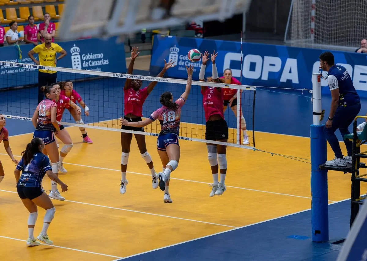 Derbi canario en voleibol: Emalsa y Libby’s La Laguna miden fuerzas con la élite en juego